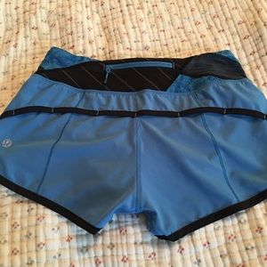 Lululemon Speed Shorts, Size 2